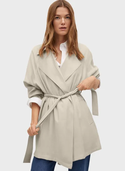 MANGO Belted Trenchcoat