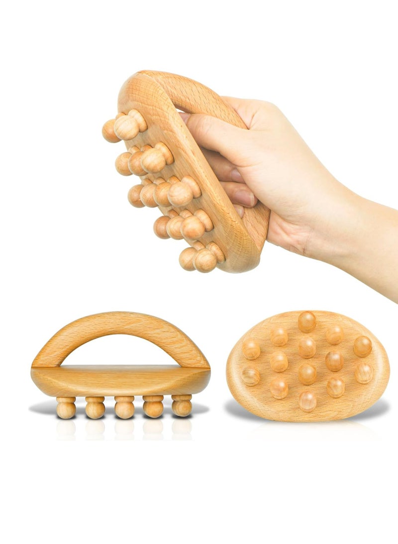 WoodenTherapy Massage Tool – Cellulite Removal  Pain Relief for Back, Neck, Feet, Shoulders, Thighs. - Image 1