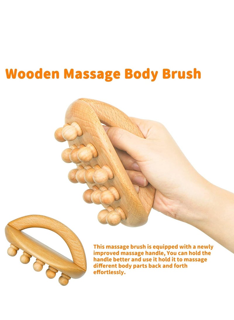 WoodenTherapy Massage Tool – Cellulite Removal  Pain Relief for Back, Neck, Feet, Shoulders, Thighs. - Image 4