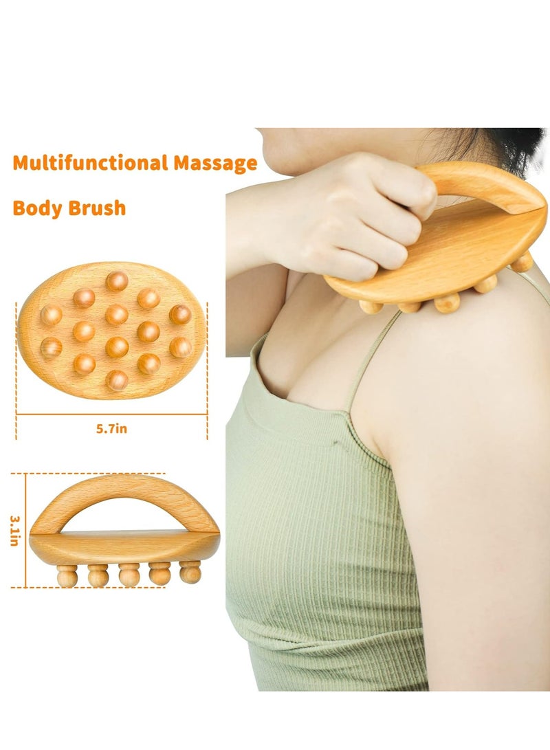 WoodenTherapy Massage Tool – Cellulite Removal  Pain Relief for Back, Neck, Feet, Shoulders, Thighs. - Image 5