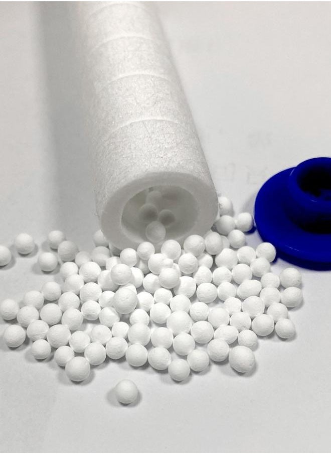Free Air - Set of 10 PP Cotton Filter, High Pressure Handheld Shower Head PP Cotton Filter Cartridge (Built-in Calcium Sulfite Balls) - Image 1