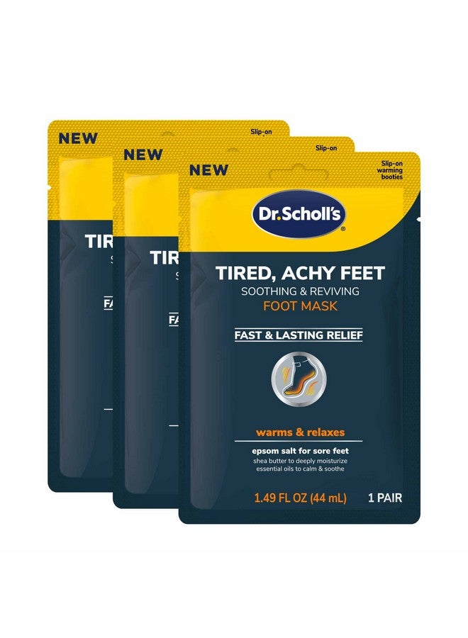 دكتور شولز ® قناع القدم المتعبة والمهدئة والمنعشة، 3 أزواج من الأحذية الدافئة - Image 1