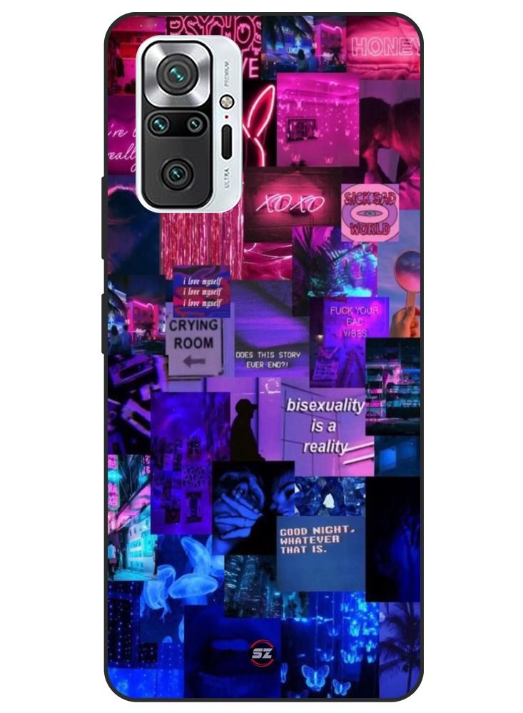 Protective Printed Mobile Cover Funky Style For Xiaomi Redmi Note 10 Pro