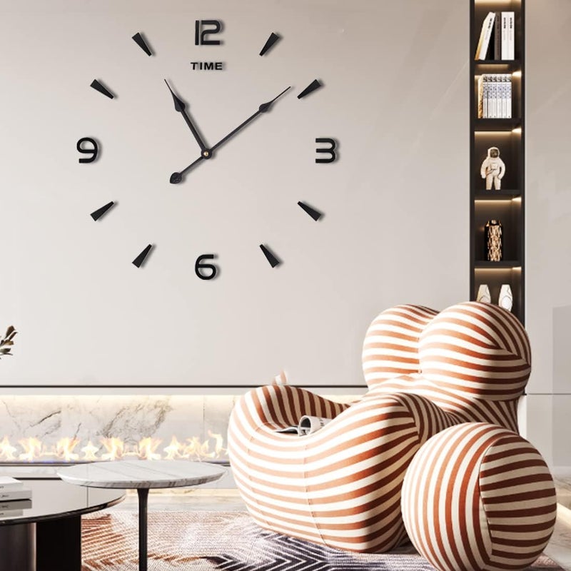 EMOON 9 Pieces Clock Mechanism Replacement Kit with 12 Pack Clock Hands, Silent Sweep Clock Motor Kit Battery Operated for Clock Repair DIY Replacement, Custom Clock - Image 5