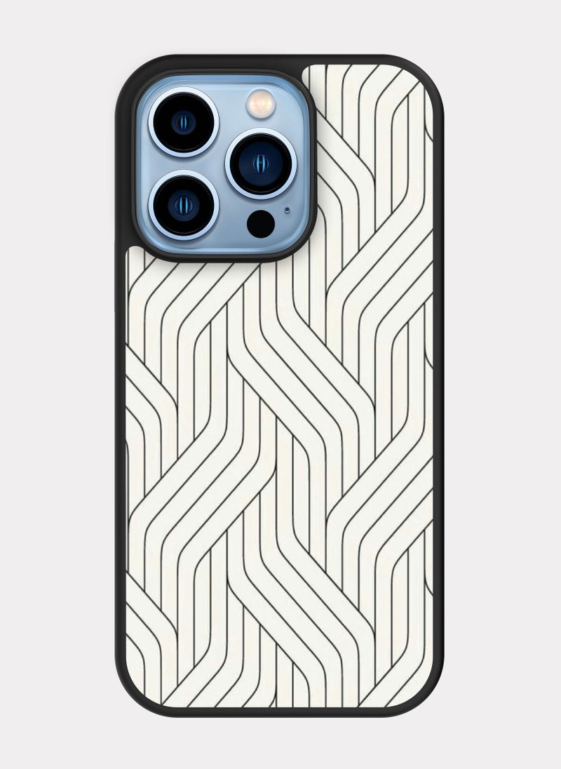 PXLAAT iPhone 13 Pro case cover Vertical Pattern - Image 1