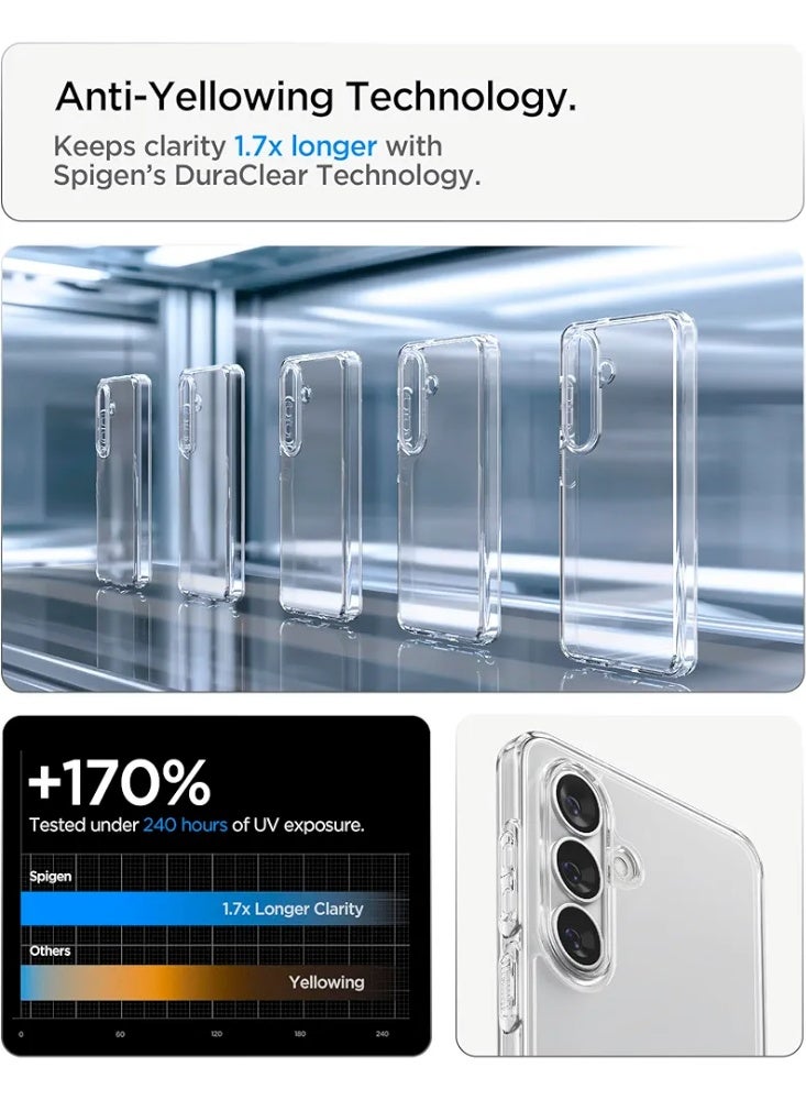 SPIGEN SGP For Samsung Galaxy S26 case cover Ultra Hybrid (2026) - Crystal Clear - Image 3