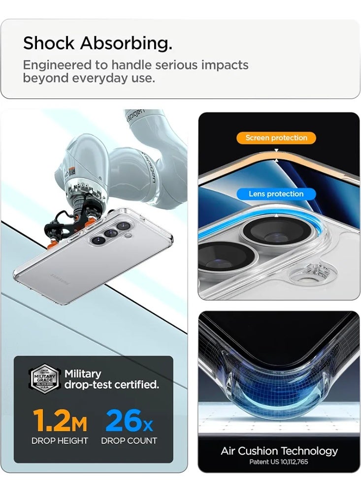 SPIGEN SGP For Samsung Galaxy S26 case cover Ultra Hybrid (2026) - Crystal Clear - Image 5