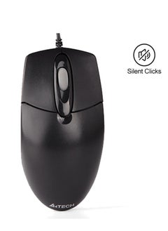 OP-720s USB Silent Optical Office Mouse - 4 Way Wheel Smart Scrolling - 8 Selectable hotkey - 1200DPI - Durable 3 Button Life (5M Click) For PC/MAC | Black
