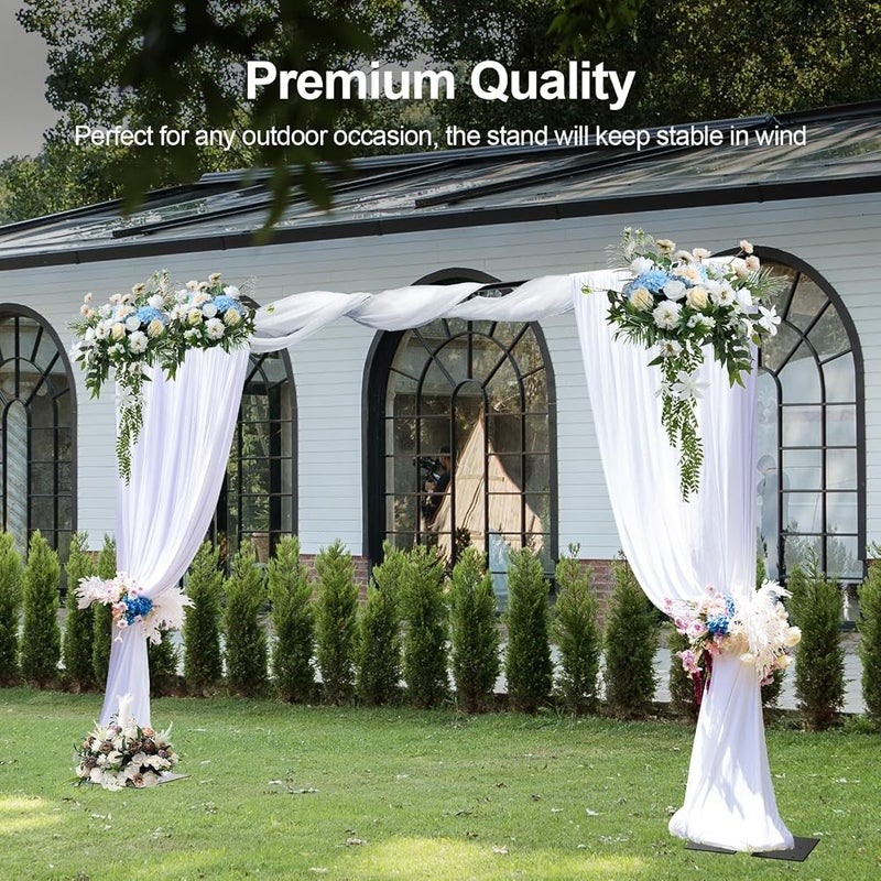 EMART Heavy Duty Backdrop Stand, 10x10Ft Adjstable Background Stand-Black - Image 5