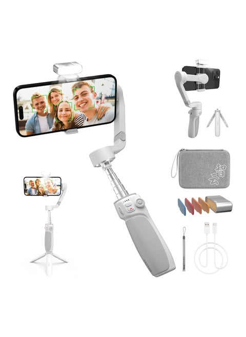 Zhiyun Smooth Q4 Combo Gimbal Stabilizer, Built-in Extension Rod, Portable and Foldable, Vlogging Stabilizer, YouTube TikTok Video