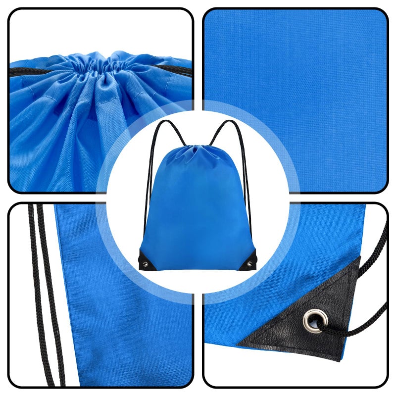 Grneric Drawstring Backpack Bulk 42 Pcs String Backpack Drawstring Bags Cinch Bag Sackpack for Men Women Gym 14 Colors - Image 3