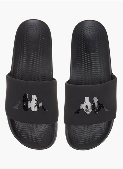 Men's Logo Detail Slip-On Slides