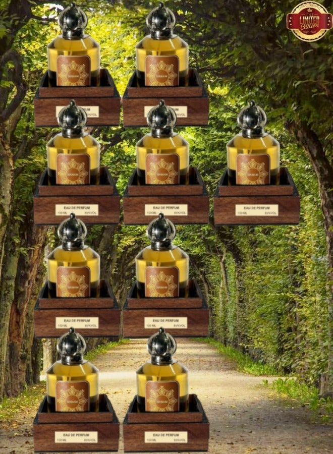 Brown 9 Pieces Sianam Perfume Brown 100ml EDP - Image 1