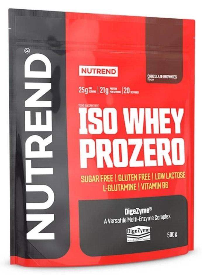 NUTREND Iso Whey Prozero Sugar Free 500 g Chocolate Brownies