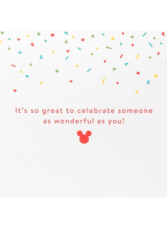 Papyrus Mickey And Minnie Mouse Birthday Card (As Wonderful As You) - Image 3