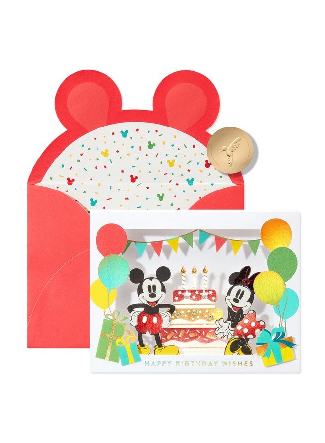 Papyrus Mickey And Minnie Mouse Birthday Card (As Wonderful As You) - Image 1