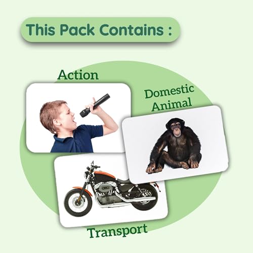 Hungry Brain My First Pack of 3B Baby Flash Cards 3 Months+ | Montessori Learning Cards for Toddlers | Early Brain Development | Improve Vocabulary, Memory & Cognitive Skills | Educational Gift for Kids - Image 2