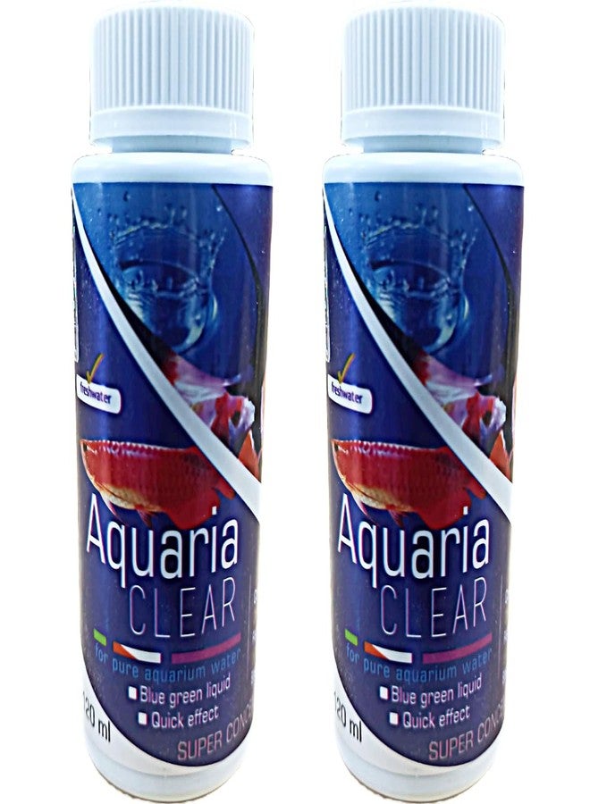 Scroll Store Aquatic Remedies Aquaria Clear 120Ml Pack of 2 | for Aquarium Crystal Clear Water | Suitable for Freshwater - Image 1