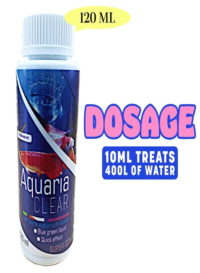 Scroll Store Aquatic Remedies Aquaria Clear 120Ml Pack of 2 | for Aquarium Crystal Clear Water | Suitable for Freshwater - Image 5