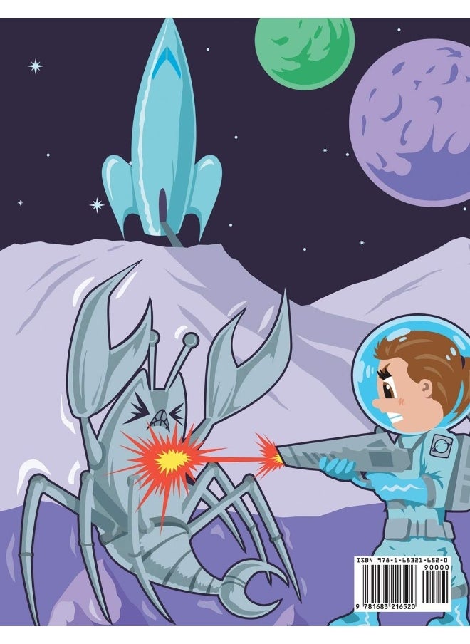 Zip Zap Brzzt! Little Alien Wars Coloring Book  - Image 2