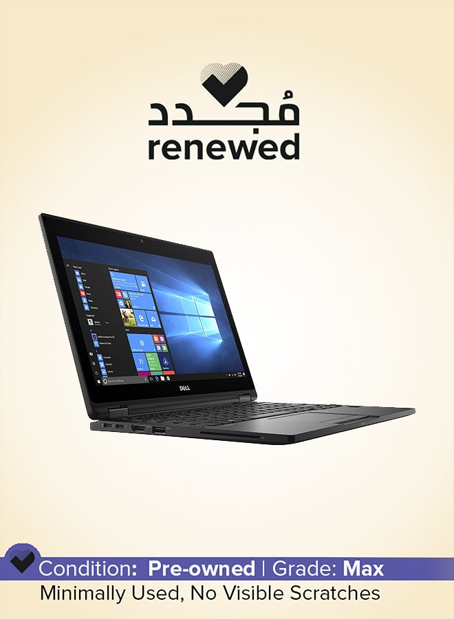 DELL Renewed - Lattitude 5289 Multi Touch Screen 2 in 1 Laptop With 12.6-Inch Full HD Display,Intel Core i7 Processor/7th Gen/16 GB RAM/256 GB SSD/Windows 10 Pro _ English/Arabic Silver - Image 1