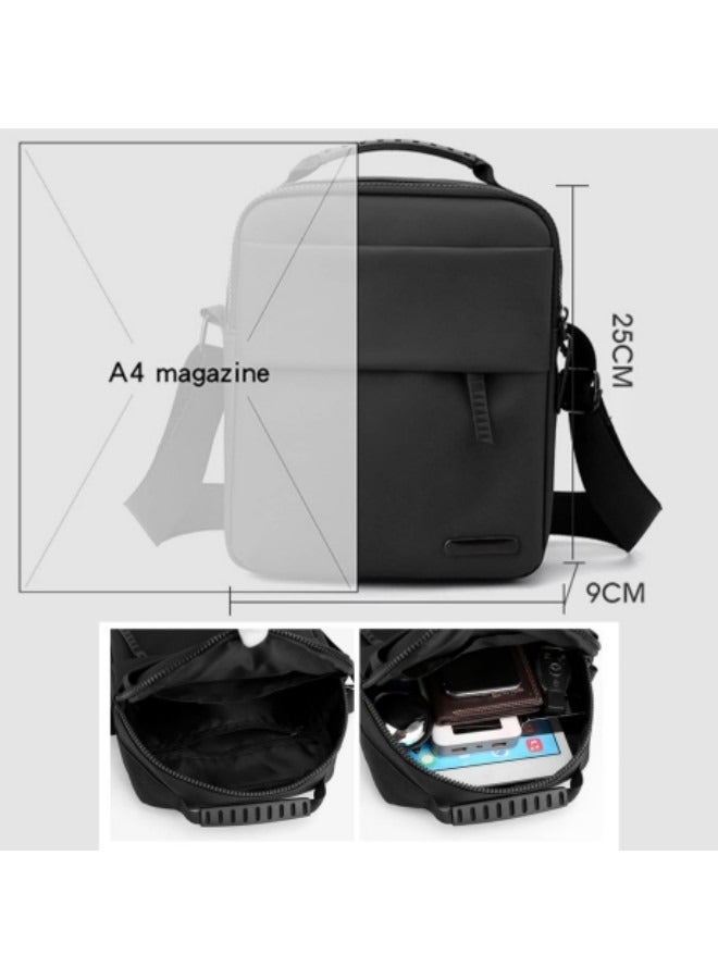 GGEROU Sling Crossbody Bag, Small Shoulder Backpack for Men, Casual Daypack, Sling Bag for Men, Chest Bags Casual Daypack Black  - Image 2