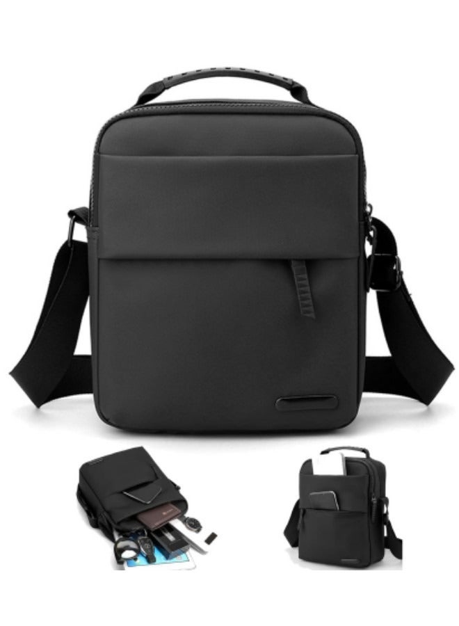 GGEROU Sling Crossbody Bag, Small Shoulder Backpack for Men, Casual Daypack, Sling Bag for Men, Chest Bags Casual Daypack Black  - Image 1