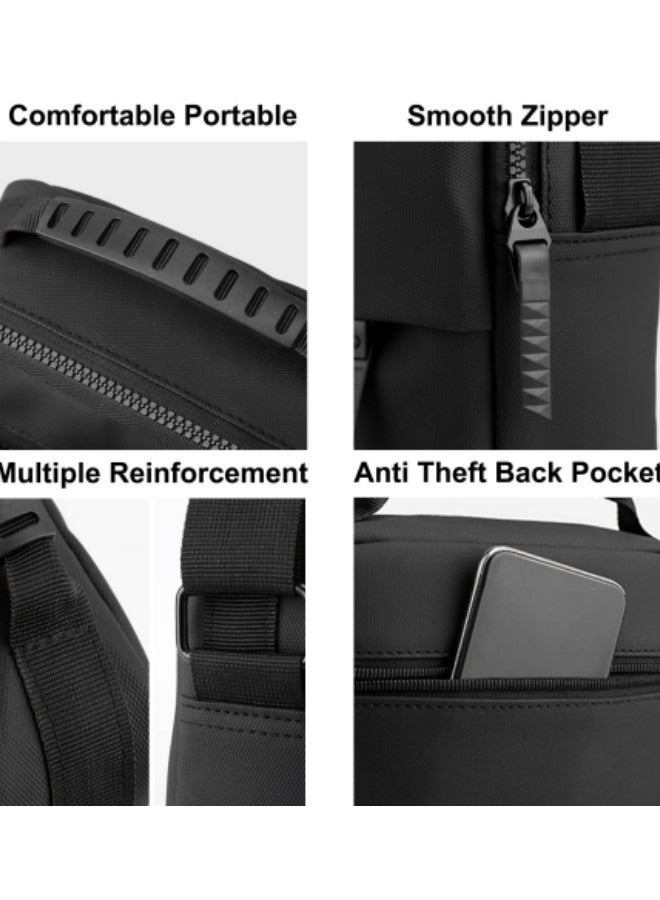 GGEROU Sling Crossbody Bag, Small Shoulder Backpack for Men, Casual Daypack, Sling Bag for Men, Chest Bags Casual Daypack Black  - Image 5