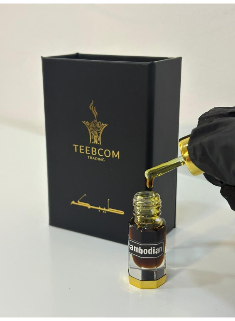 TEEBCOM Cambodian Dehn Oud Oil, Arabic scents 1/4 Tola 3 ml | Arabic perfume oil, Fragrance Oil - Image 5