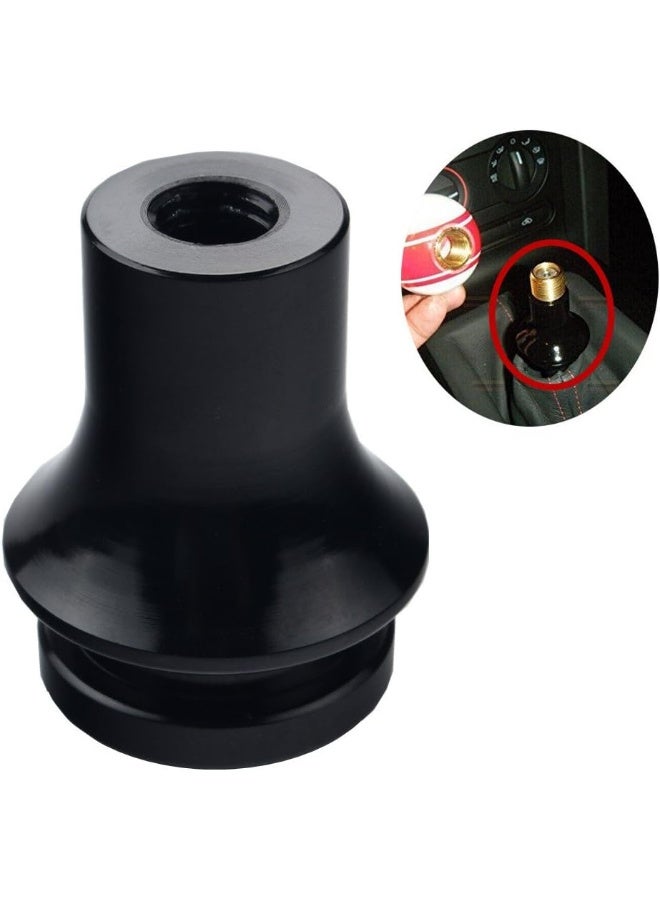 DEWHEL Shift KNOB Boot Retainer/Adapter for Manual Gear Shifter Lever 10X1.25 (Black) - Image 3