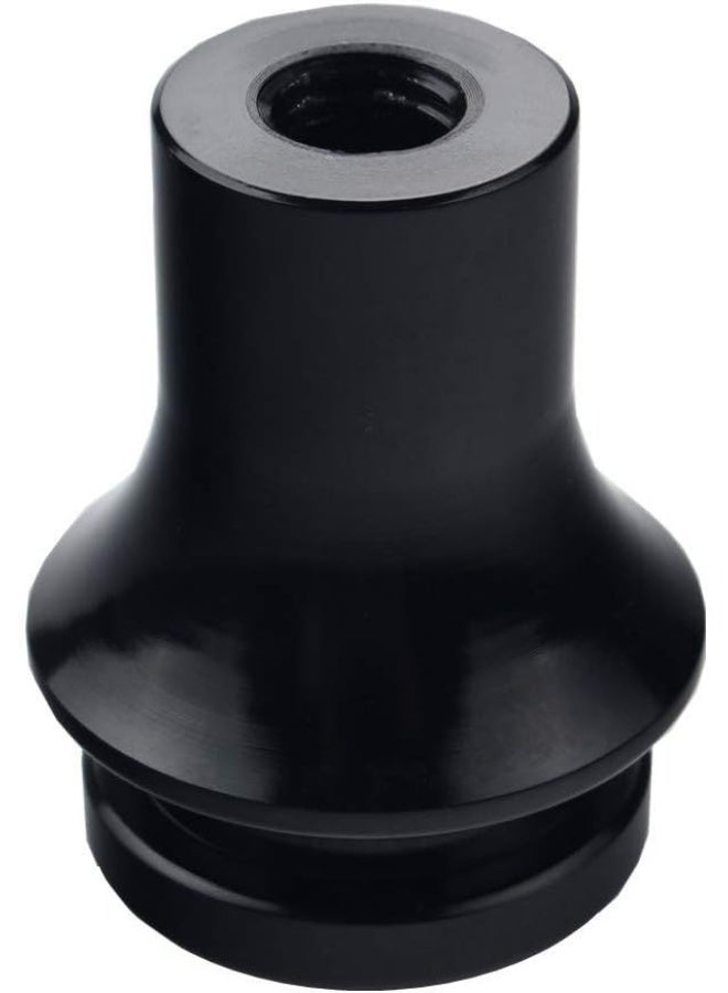 DEWHEL Shift KNOB Boot Retainer/Adapter for Manual Gear Shifter Lever 10X1.25 (Black) - Image 1