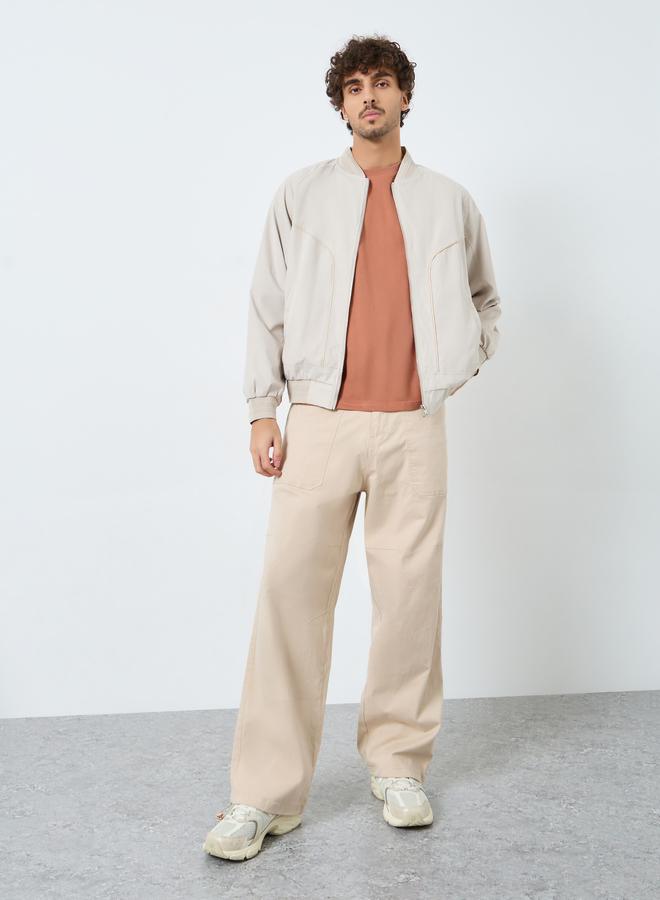 ستايلي جاكيت بومبر بقصة مريحة - Image 2