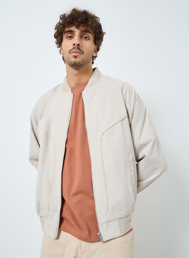 ستايلي جاكيت بومبر بقصة مريحة - Image 3