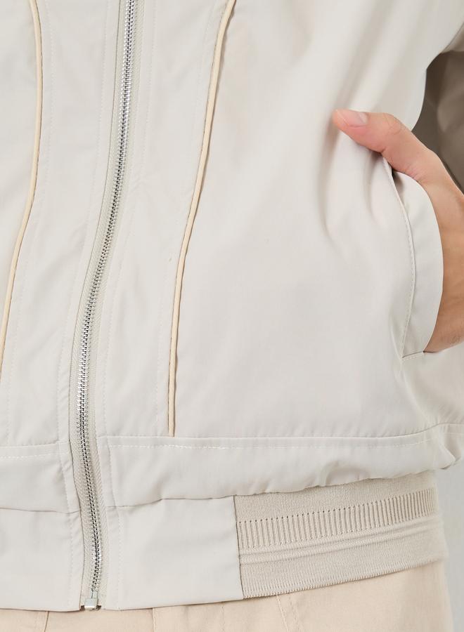 ستايلي جاكيت بومبر بقصة مريحة - Image 4