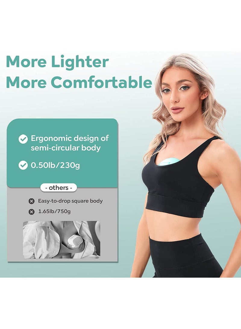 Electric Wearable Breast Pump Hands Free Low Noise Painless Leakproof All-in-One Portable Breast Pump - Image 3