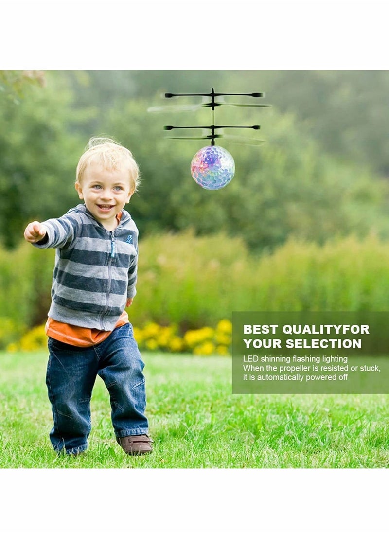 KASTWAVE Flying Ball Toys, Infrared Induction RC Toys Mini Ball Drone Helicopter, Light Up Flying Toys Indoor, and Outdoor Games, Rechargeable Light Up Ball Mini UFO Flying Ball Toys, Toys for Boys, Girls  - Image 3