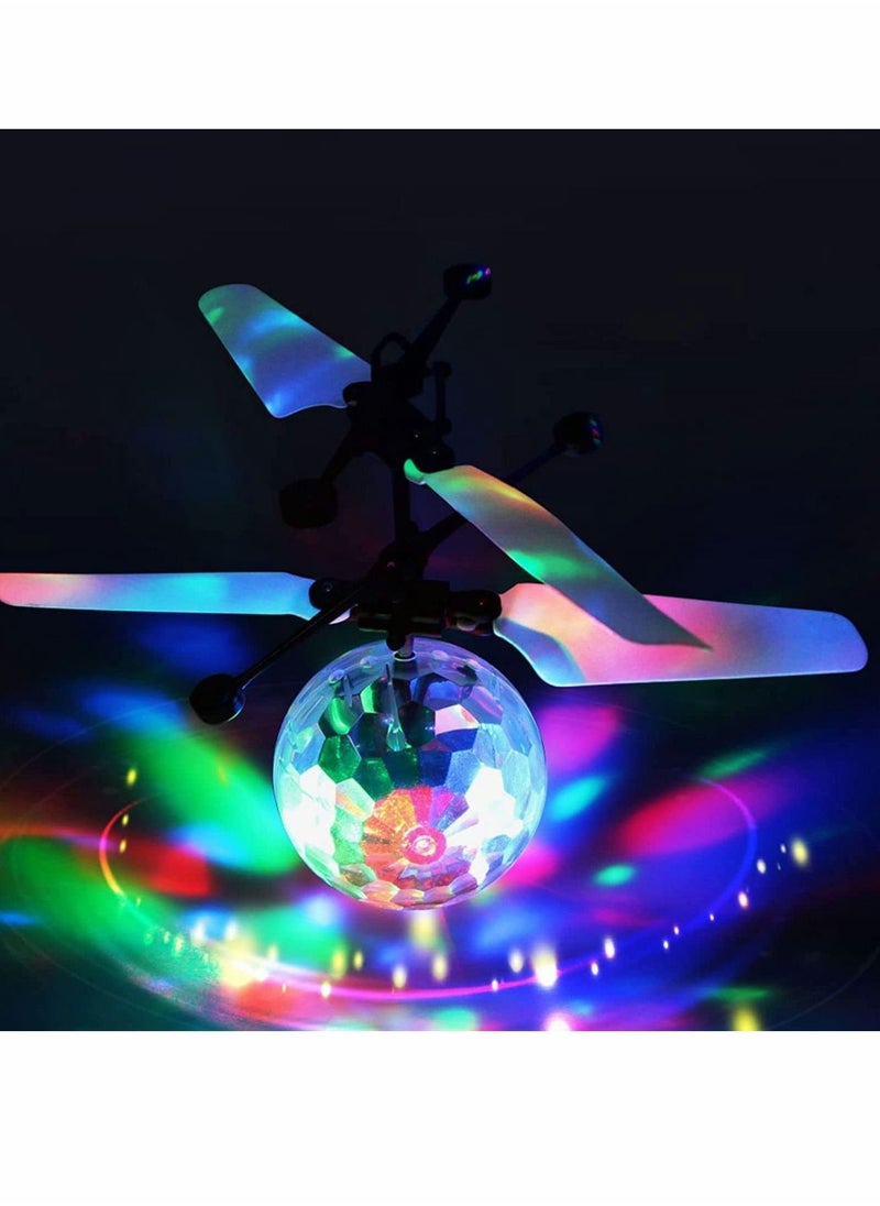 KASTWAVE Flying Ball Toys, Infrared Induction RC Toys Mini Ball Drone Helicopter, Light Up Flying Toys Indoor, and Outdoor Games, Rechargeable Light Up Ball Mini UFO Flying Ball Toys, Toys for Boys, Girls  - Image 2