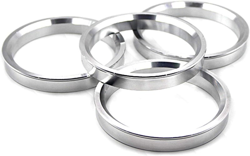 Alloy Aluminum Wheel Hub Centric Rings 67.1 to 56.1 Hubrings, Set of 4 Performance Hubcentric Rings for 56.1mm Vehicle Hub with 67.1mm Center Bore Rim Compatible with Subaru Mini Honda Acura