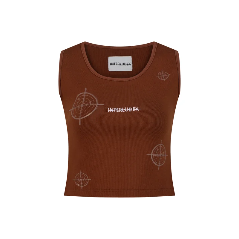  إنترلوديكس Brown Tank top