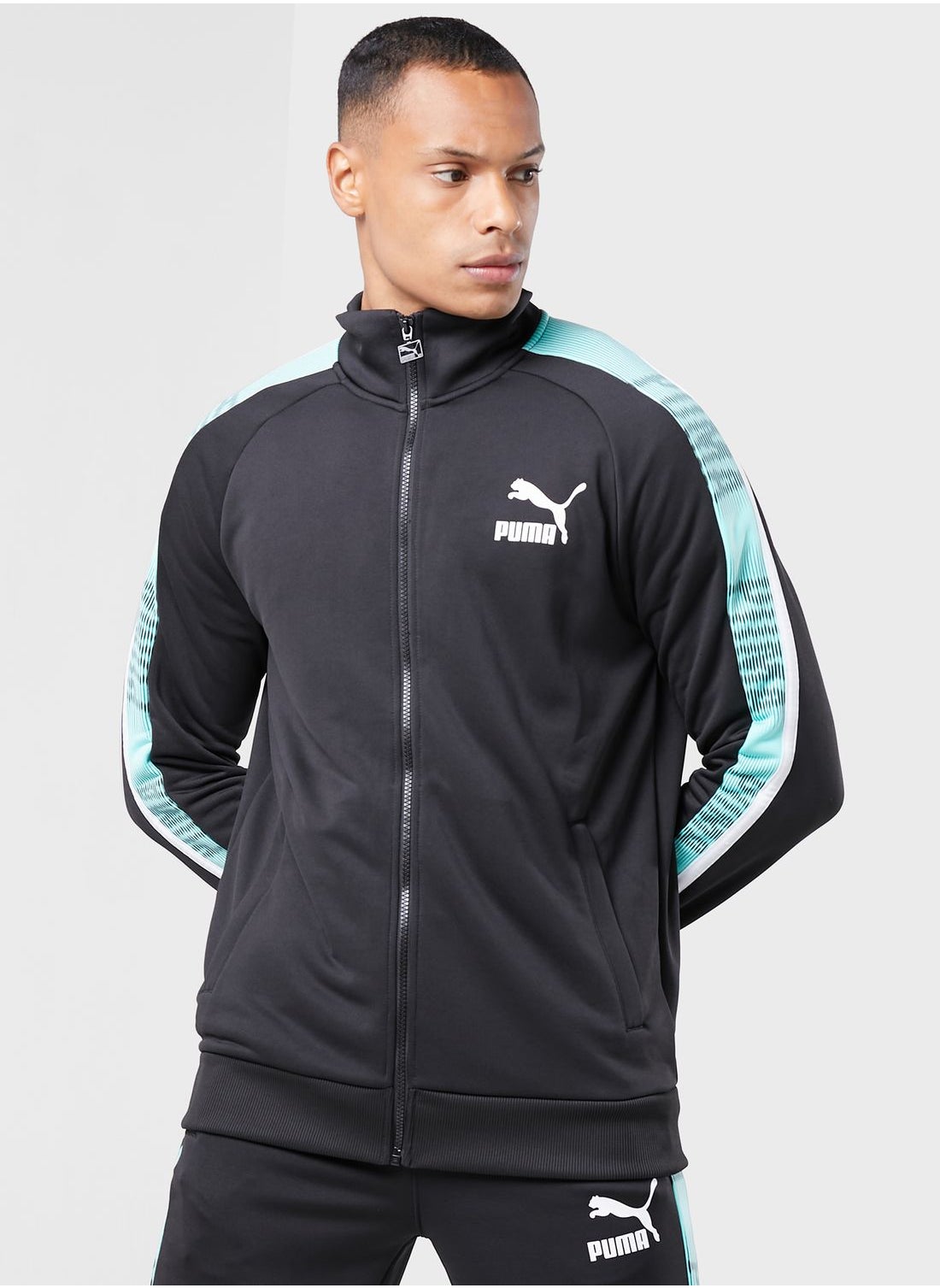 Buy Puma Black T7 Sport Track Jacket for Men in Bahrain