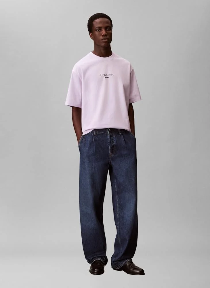 Calvin Klein Jeans  Relaxed Fit Logo Graphic T-Shirt for Men | Best Price UAE