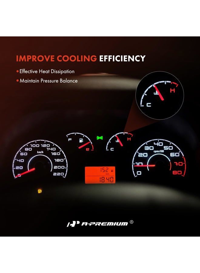 A-Premium Water Coolant Pipe Replacement for Mercedes-Benz CLS550 2007-2011 CLS500 E320 E350, 3.0L 3.2L 3.5L 5.0L 5.5L 6.3L, Feed Line to Heat Exchanger - Image 3