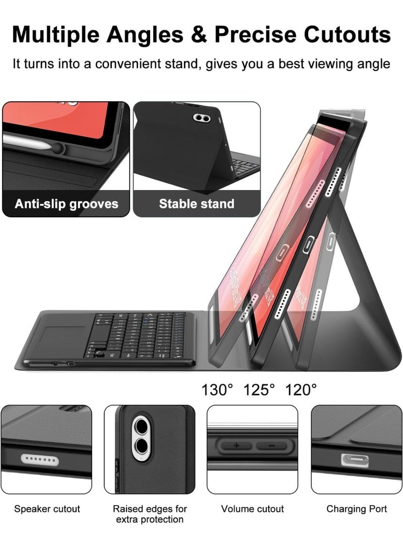Keyboard Case for Samsung Galaxy Tab S11 Ultra 14.6 Inch 2025, Backlit Magnetically Detachable Bluetooth Keyboard with Touchpad and Pen Holder Slot, (SM-X930/SM-X936B) - Image 3