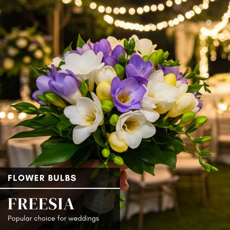 CZ Grain Double Freesia Flower Bulbs for Spring Planting - Mixed Colors for Bouquets - Large Healthy Bulbs - Great for Container or Outdoor Growing (10 Bulbs) - Image 4