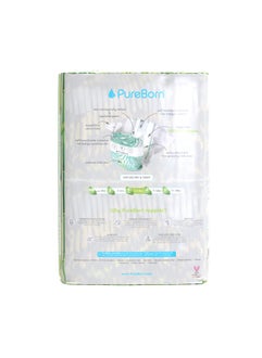 PureBorn Organic Baby Tape Style Diapers Size-3 5.5 -8 kg Leopard Print 56 Diapers  - Image 2