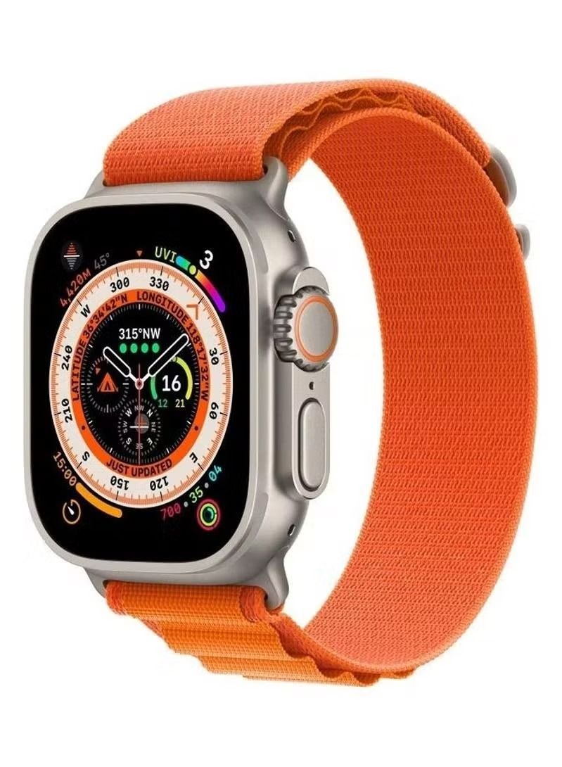 Zaboon 3Pack for Apple Watch Band 49mm 45mm 44mm 42mm Alpine Loop Band, Trail Band, Ocean Band Compatible with Apple Watch Ultra/8/7/SE/6/5/4/3/2/1 Red/Orange/Black - Image 2