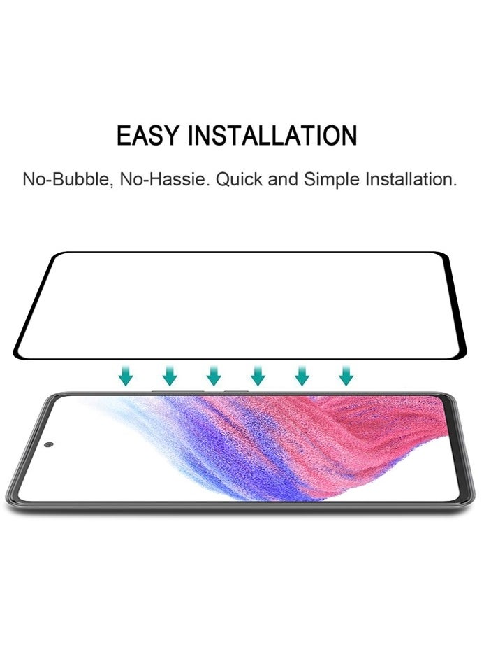 تيمبرد غلاس واقي شاشة من الزجاج المقوى ذو حافة سوداء متوافق مع هاتف Infinix Hot 40  - Image 5