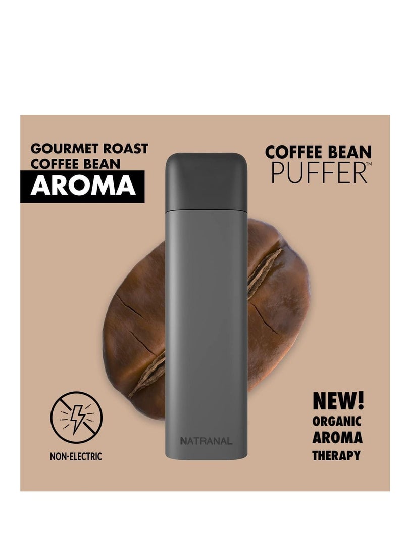 Natranal - Quit Puffer for Oral Fixation Relief - Non-Addictive Puffer for Support When You Want to Quit Smoking or Quit Vaping- Soft Tip Behavioral Aid (Coffee Bean) 1 Pack - Image 1