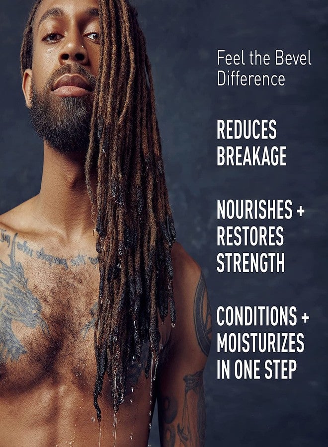 Bevel Shampoo and Conditioner for Men with Hemp Seed Oil and Biotin, 2 in 1 Strengthening Formula Conditions and Moisturizes Hair to Reduce Breakage, 12 Oz (Packaging May Vary) - Image 2