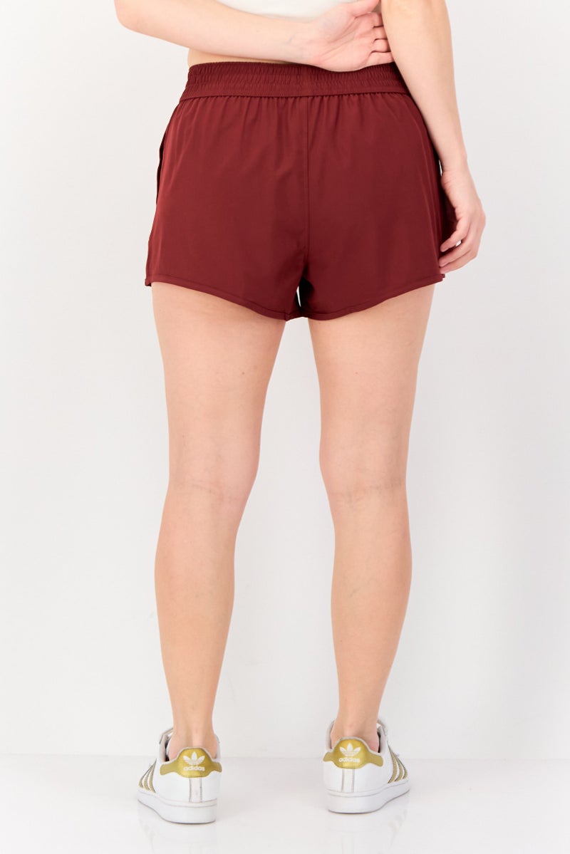 Hurley Women Sportswear Fit Outdoor Shorts, Brown  - Image 4